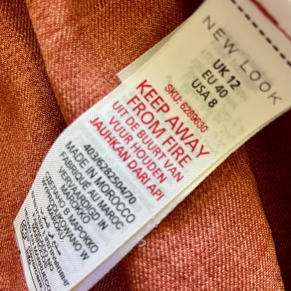 Tiered Wrap Dress in Dusty Rose NWOT - Picture 7 of 7